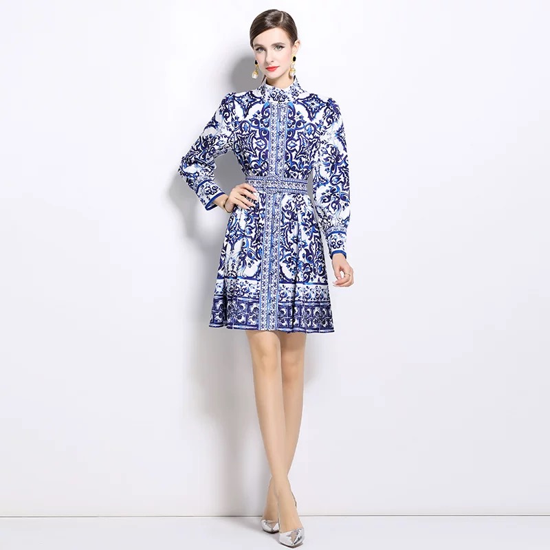 See you there print dress ED153 images